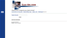 Desktop Screenshot of can-do.com
