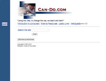Tablet Screenshot of can-do.com